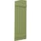 Ekena Millwork Americraft 5-Board (2 Batten) Wood Joined Board-n-Batten Shutters w/Ellipt Top, ARW101BE518X77MGH, PR ARW101BE518X77MGH - alternate 9
